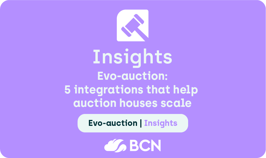 Evo-auction: 5 integrations that help auction houses scale their business